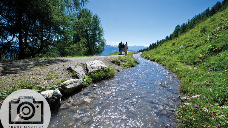 bisse balade automne randonnee splendide crans montana bisse balade automne randonnee splendide crans montana